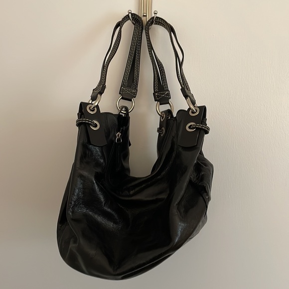Gianni Chiarini Black Leather Bag EUC Made in Italy - Picture 3 of 9